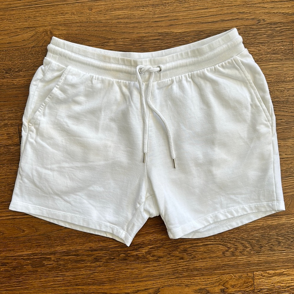 ASOS Men’s White Cotton Athletic Shorts